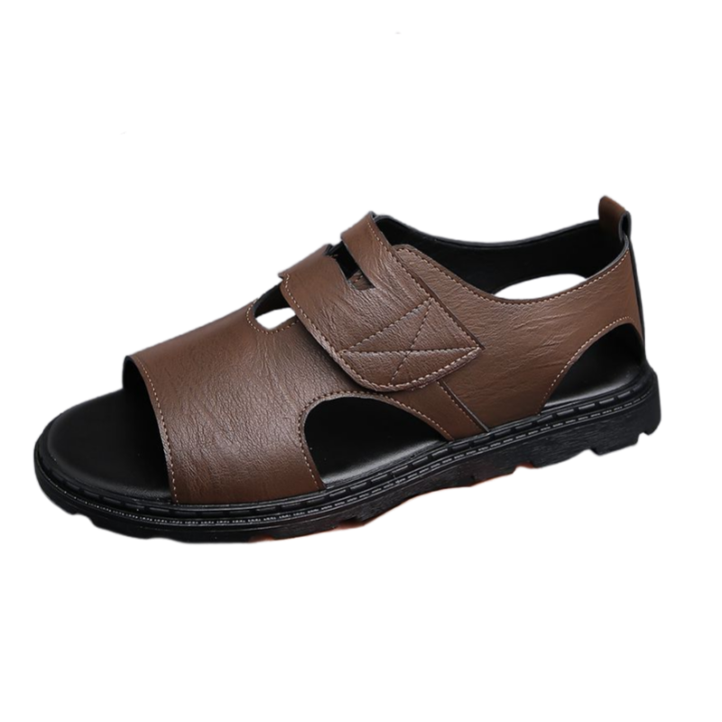 EGCHI EGCHI Beach Sandals Men's Black/Gray/Brown
