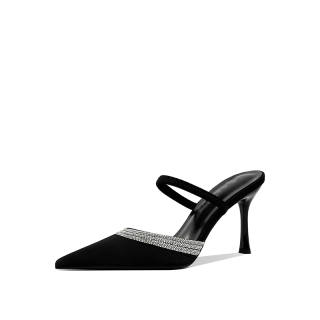 Beijiani Rubber Sole Abrasion Resistant Closed Toe Slippers Women's
