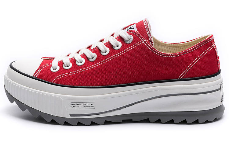 Excelsior Excelsior Canvas Shoes Unisex Low Top Energetic Red/White/Gray