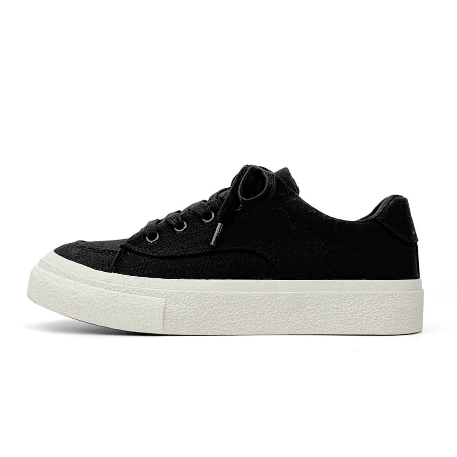 VASIBAEN Coverage Cushioning Coverage Cushioning Low top Canvas Shoes Men's Black