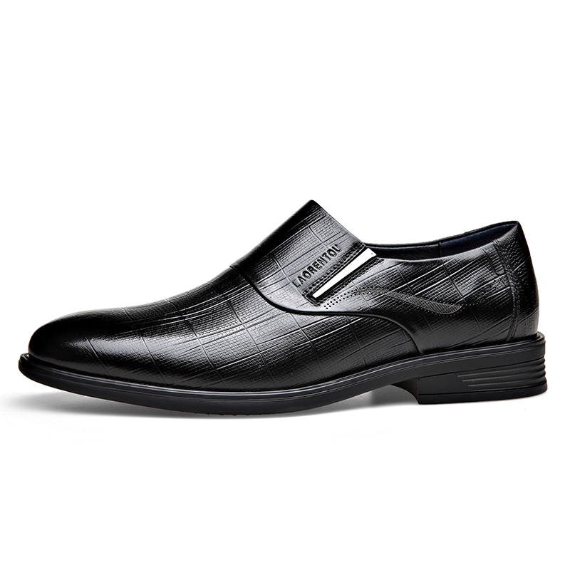 LAORENTOU Casual Leather Shoes Men's Low Top