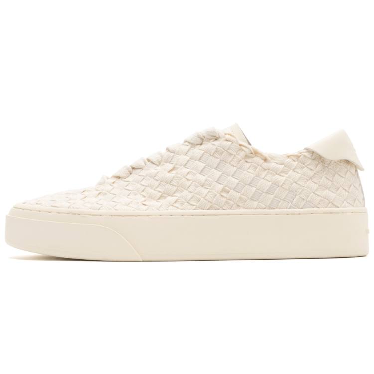 FOOT INDUSTRY Skateboard Shoes Unisex Antique White