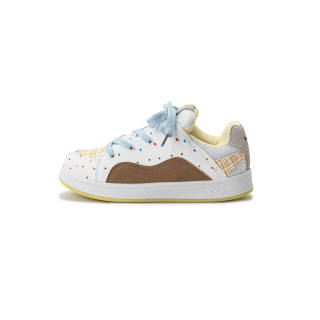 EBLIS HUNGI Synthetic Leather Abrasion Resistant Lightweight Wear resistant And Lightweight Low top Skateboard Shoes