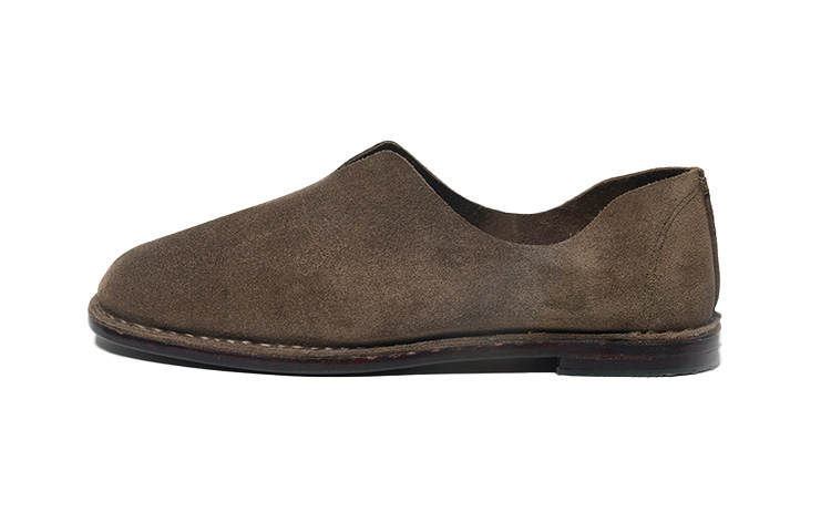 Neiliansheng Cow Suede Casual Shoes Men's Brown