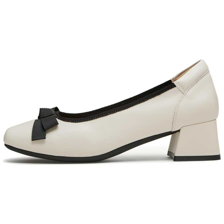 Teenmix Top Grain Cow Leather Low top Casual Shoes Women's Beige