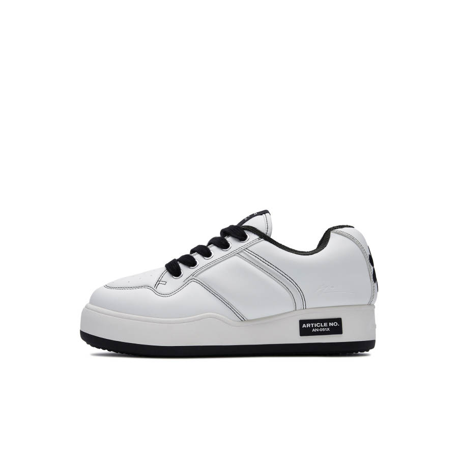 ARTICLE NO. Height Increasing Abrasion Resistant Slip Resistant Low top Skateboard Shoes Unisex White