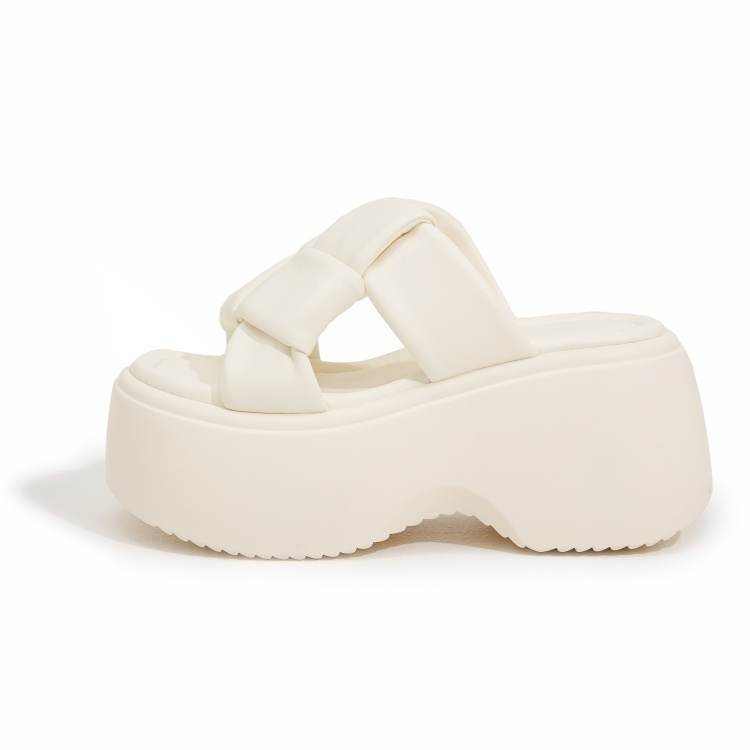 MILANLIANGE Skeleton Slide Slippers Women's Black