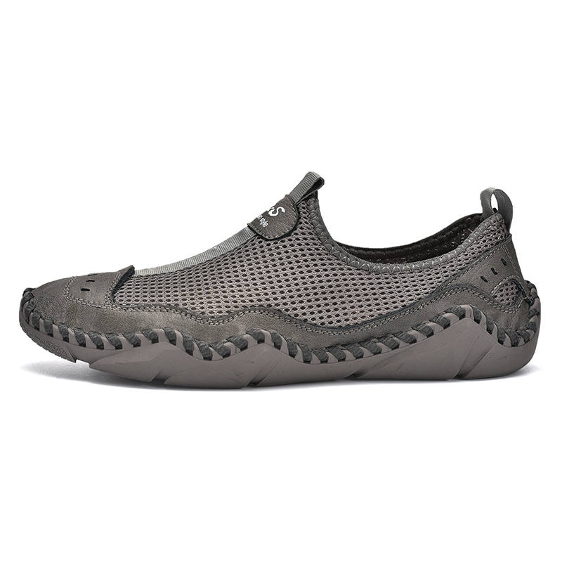WENNAI Mesh Casual Shoes Men's Gray