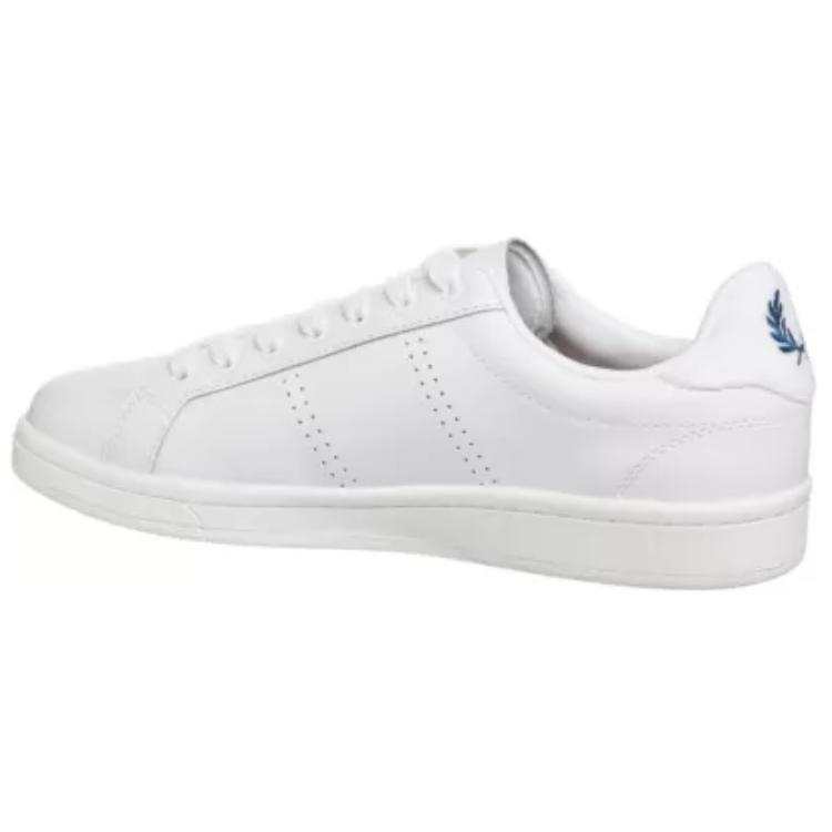 FRED PERRY Leather Low top Skateboard Shoes Men's White