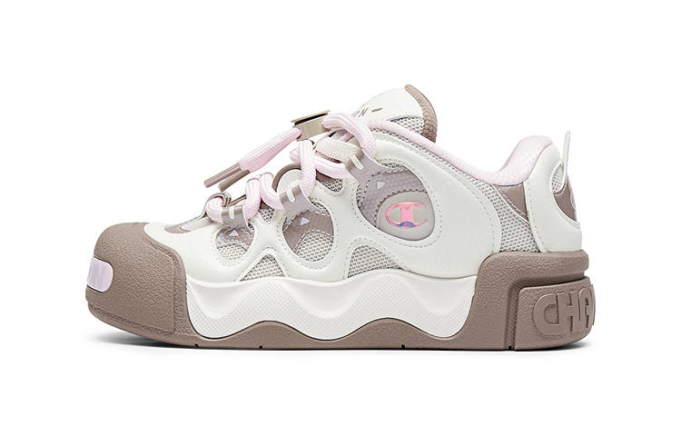 Champion Puffy Donut Skateboard Shoes Women's Pink