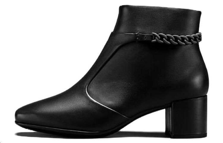 Ecco Ecco Top Grain Cow Leather Ankle Boots 5CM Women's Black