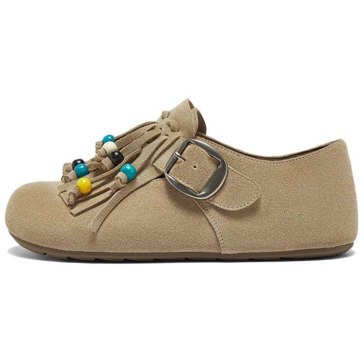 BASTO Blueberry Mousse Cow Split Leather Low top Casual Shoes Women's