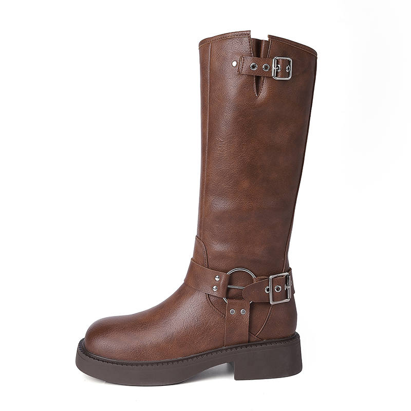 WESTLINK WESTLINK Pu Knee high Boots 4cm Women's