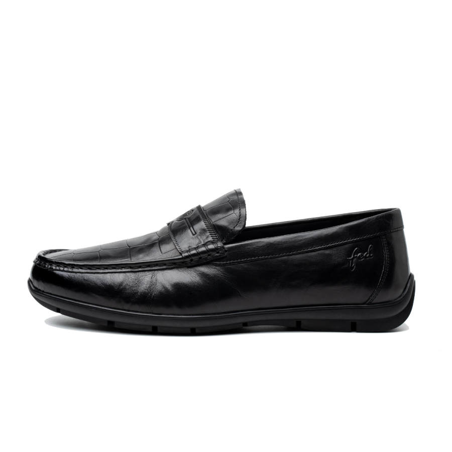 FED Men's Casual Shoes Men's Low Top Black/Brown