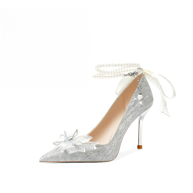 Imono Pu Slim Heel High Heels Women's