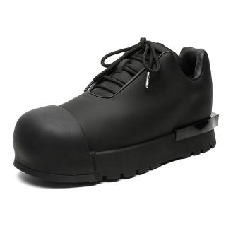 V ZERO FIVE Microfiber Leather Low top Casual Shoes Unisex Black