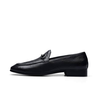 PARDASAUL Cow Leather Casual Shoes Men's Black