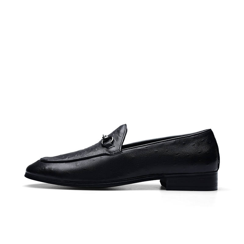 PARDASAUL Cow Leather Casual Shoes Men's Black