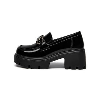 ST&SAT Cow Split Leather Loafers 6.5cm Women's