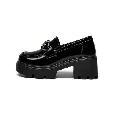 ST&SAT Cow Split Leather Loafers 6.5cm Women's