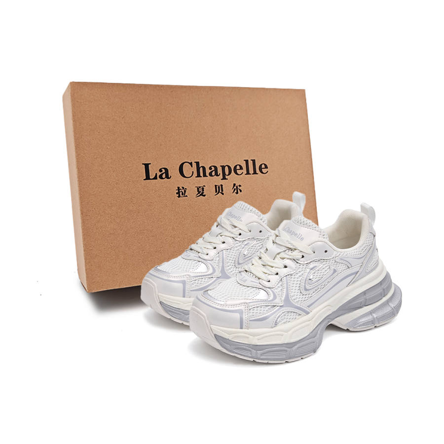 La Chapelle Almond Milk Candies, Sweet Sister Versatile, Comfortable 5cm Platform Height Increasing Shiro Shoes