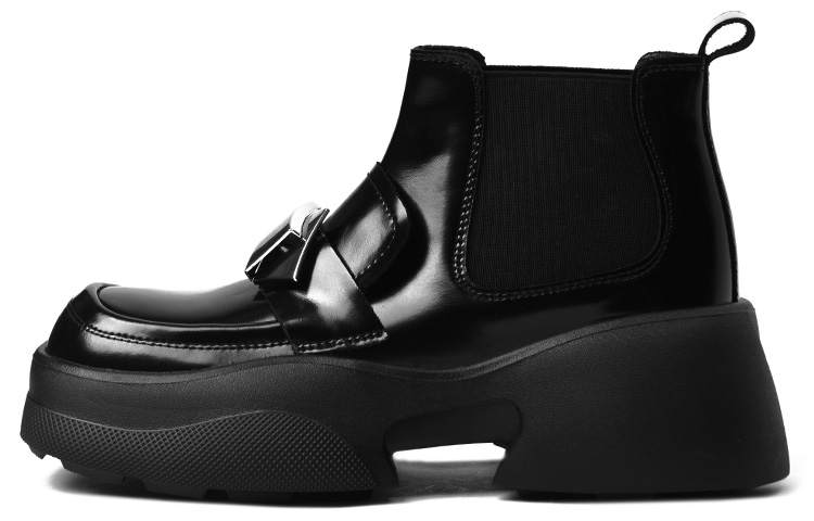 CAMEIDO Short Chelsea Boots 6CM Women's Black