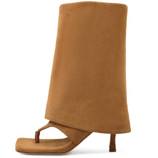 CICIFOR Sheepskin Ankle Boots Women's Apricot