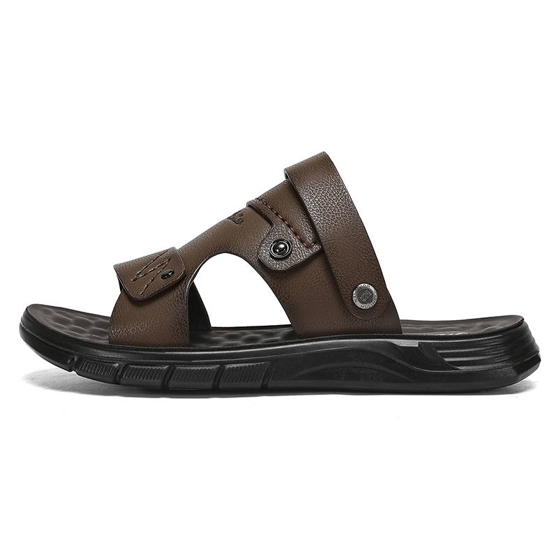 Mulinsen Beach Sandals Men's Brown/Black