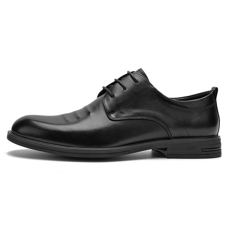 SEPTWOLVES Top Grain Cow Leather Dress Shoes Men's Black