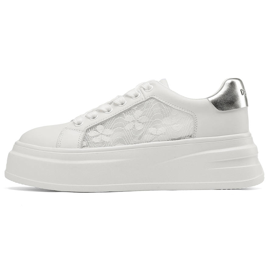 D:FUSE SCANDINAVIA D FUSE SCANDINAVIA Flat Shoes White Sneakers Low top Skateboard Shoes Women's