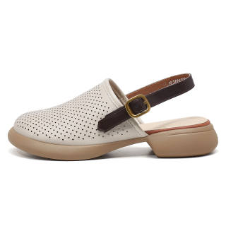 OULISASI Top Grain Cow Leather Casual Shoes Women's