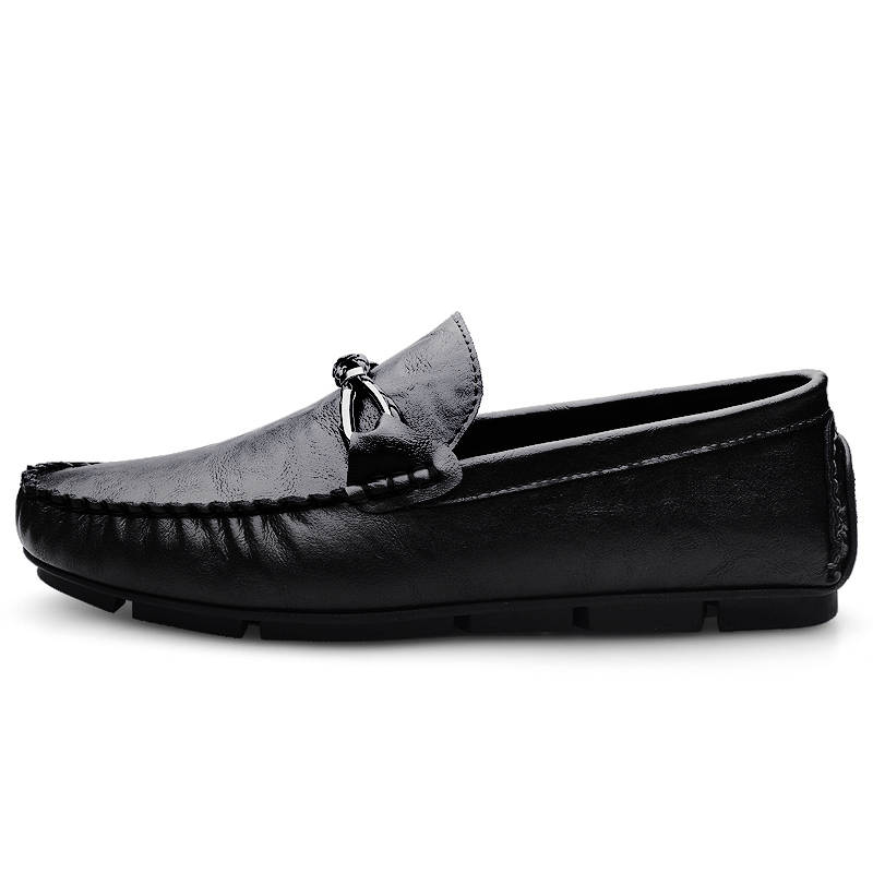 GONGNIUMEILI Men's Casual Shoes Men's Low Top Black/Brown
