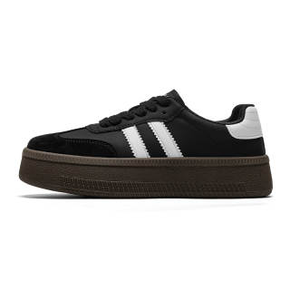GNSJ Synthetic Leather Lightweight Height Increasing Low top Skateboard Shoes Women's