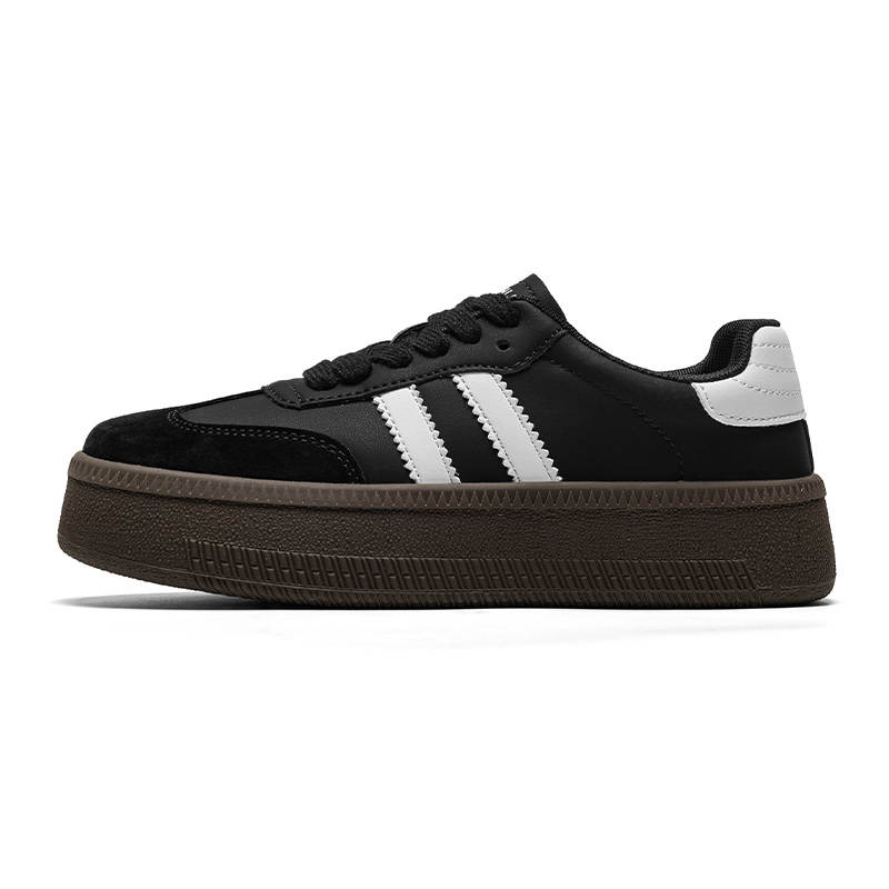 GNSJ Synthetic Leather Lightweight Height Increasing Low top Skateboard Shoes Women's