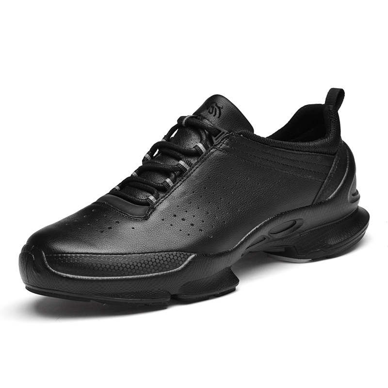 GONGNIULEITING Top Grain Cow Leather Abrasion Resistant Breathable Abrasion Resistant Breathable Low top Casual Shoes