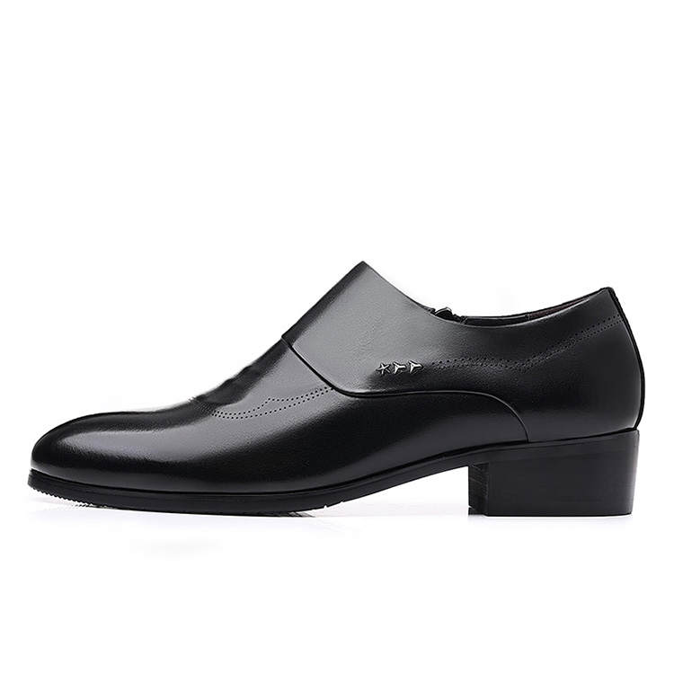GZZ Dress Shoes Men's Low Top Black