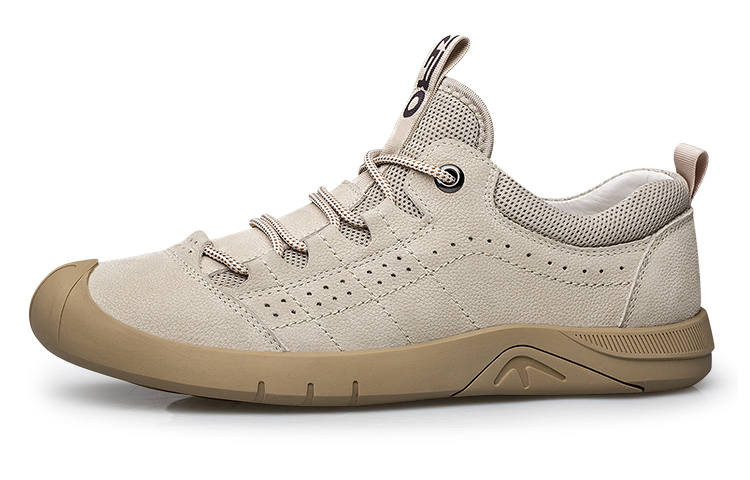 ZRO Casual Shoes Men's Low Top Gray/Khaki