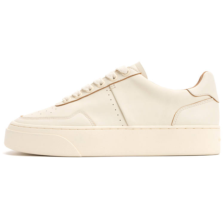 FOOT INDUSTRY Low top Skateboard Shoes Unisex Antique White
