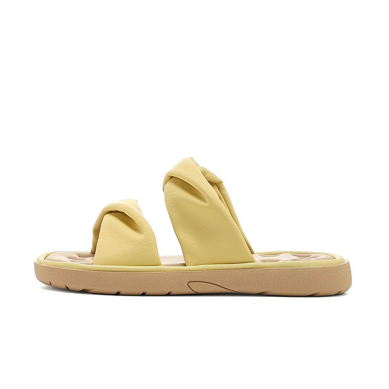 KEKAFU Rubber Sole Slip Resistant Slip Resistant Slide Slippers Women's