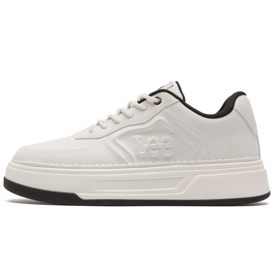Lee White Sneakers Slip Resistant And Breathable Height Increasing Low top Skateboard Shoes Men's