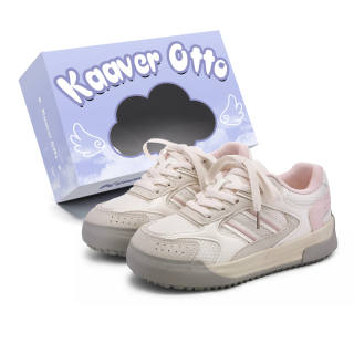 KAAVER OTTO Height Increasing, Abrasion Resistant, Lightweight, And Breathable Low top Skateboard Shoes Women's
