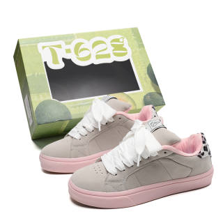T628 Puffy Shoes Synthetic Leather Slip Resistant, Abrasion Resistant, Lightweight Low top Skateboard Shoes Unisex