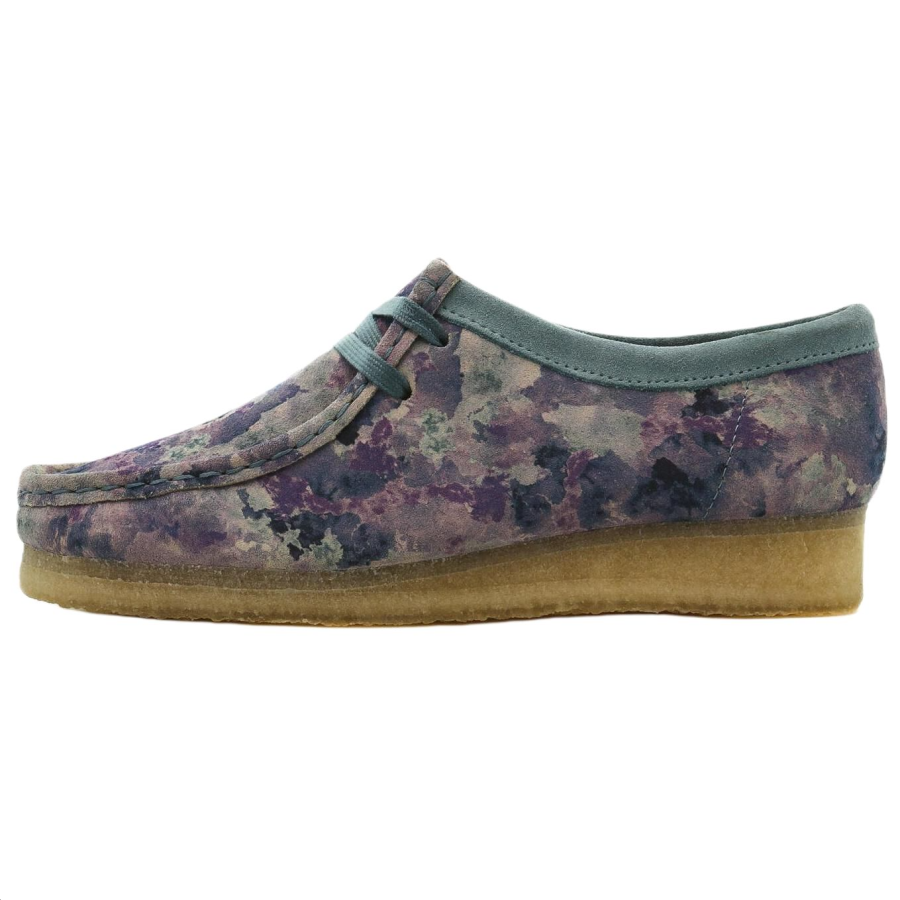 Clarks Originals WALLABEE Abrasion Resistant Abrasion Resistant Low top Casual Shoes Unisex Blue