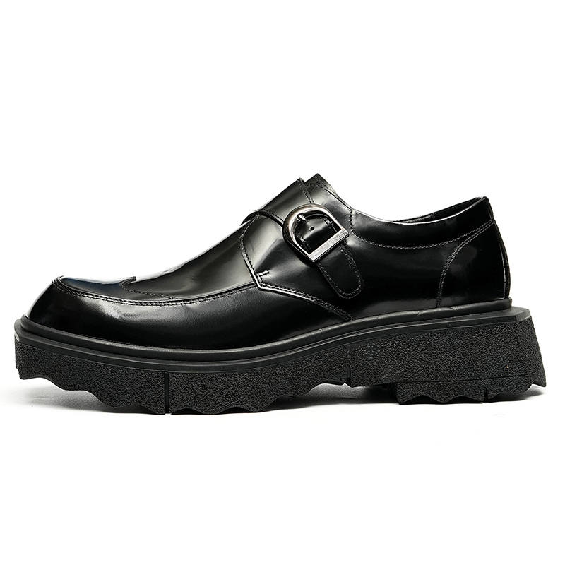 ASTON M.JAZZ Top Grain Cow Leather Casual Shoes Men's