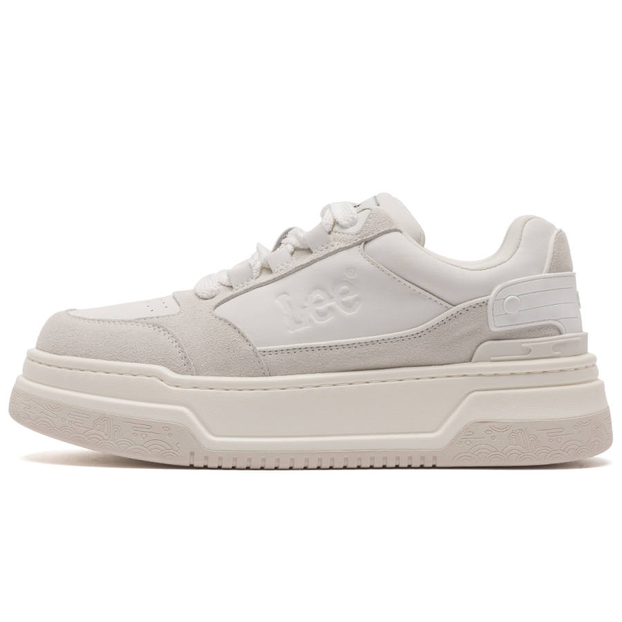 Lee White Sneakers Height Increasing Low top Skateboard Shoes Men's