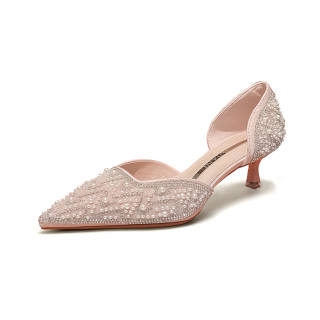 Beijiani Sheepskin High Heels 5CM Women's