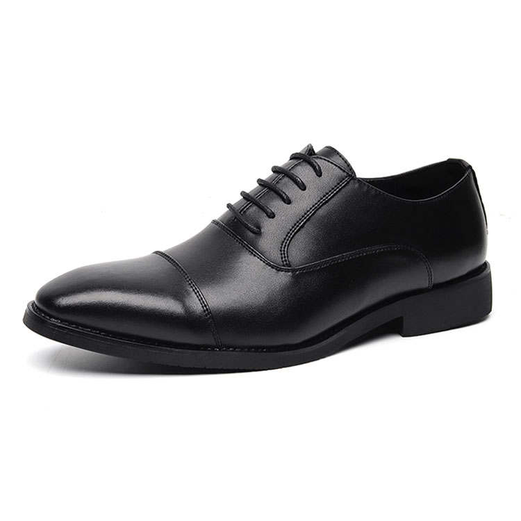KAQIAODI Dress Shoes Men's Low Top Black/Brown/Yellow