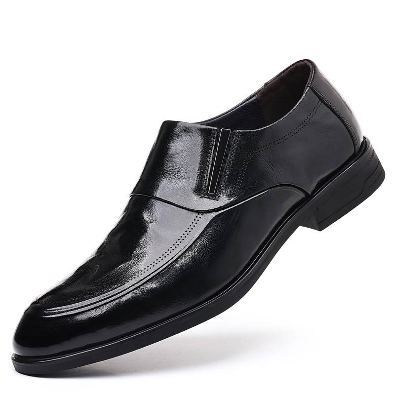 Xiwencha Top Grain Cow Leather Dress Shoes