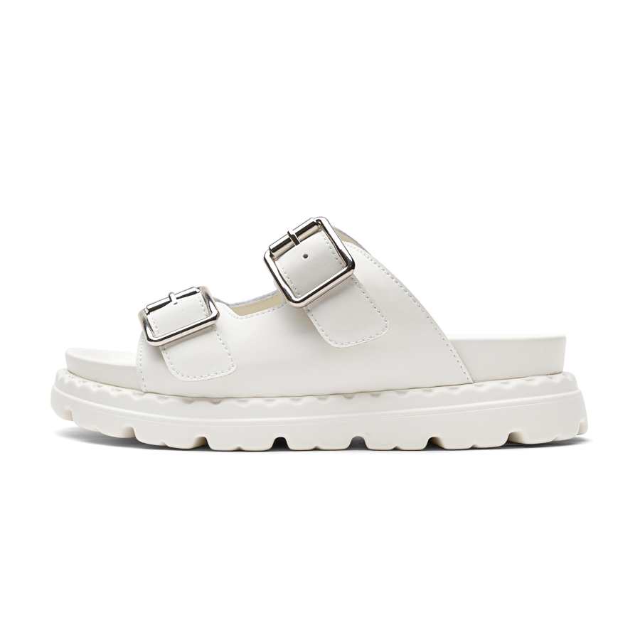TOOMANYSHOES Slide Slippers Women's White