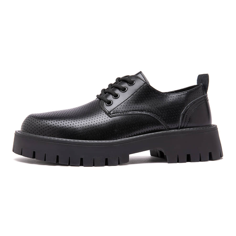 JOSINY Synthetic Leather Casual Shoes Men's Black